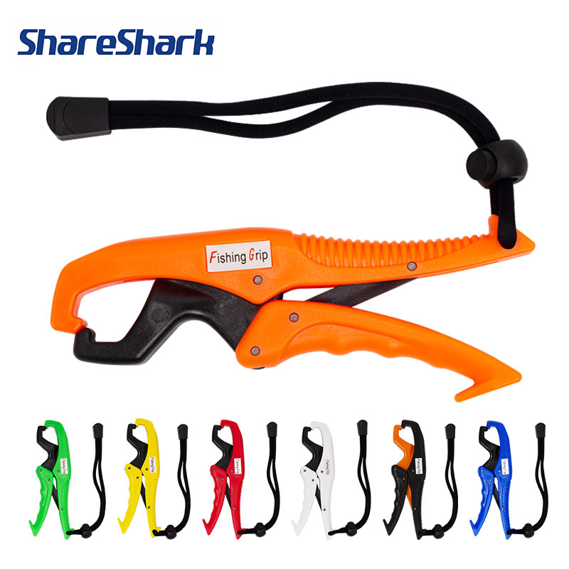 Fishing Equipment And Tools - ที่จับปลา ShareShark ทำจากพลาสติก ABS สีขาว พร้อมเชือกปรับได้