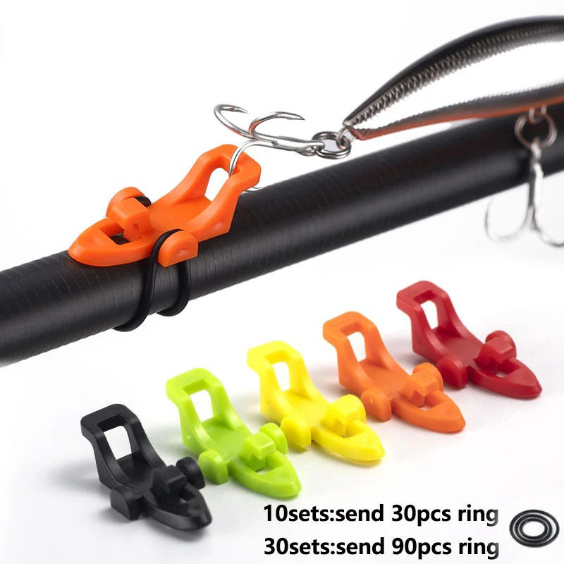 Fishing Equipment And Tools - ที่เก็บเบ็ดตกปลา 1-10 ชิ้น ที่เก็บเหยื่อตกปลา อุปกรณ์เสริมสำหรับเหยื่อตกปลา ที่เก็บเบ็ดจิ๊ก