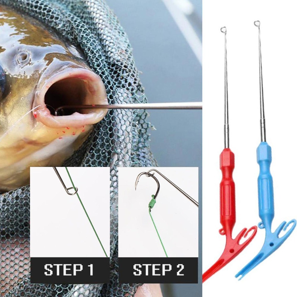 Fishing Equipment Warehouse - 3 in 1อุปกรณ์จับยึดเบ็ดตกปลาเครื่องมือผูกอุปกรณ์กำจัดเหล็กเครื่องมือปมเล็บบิน