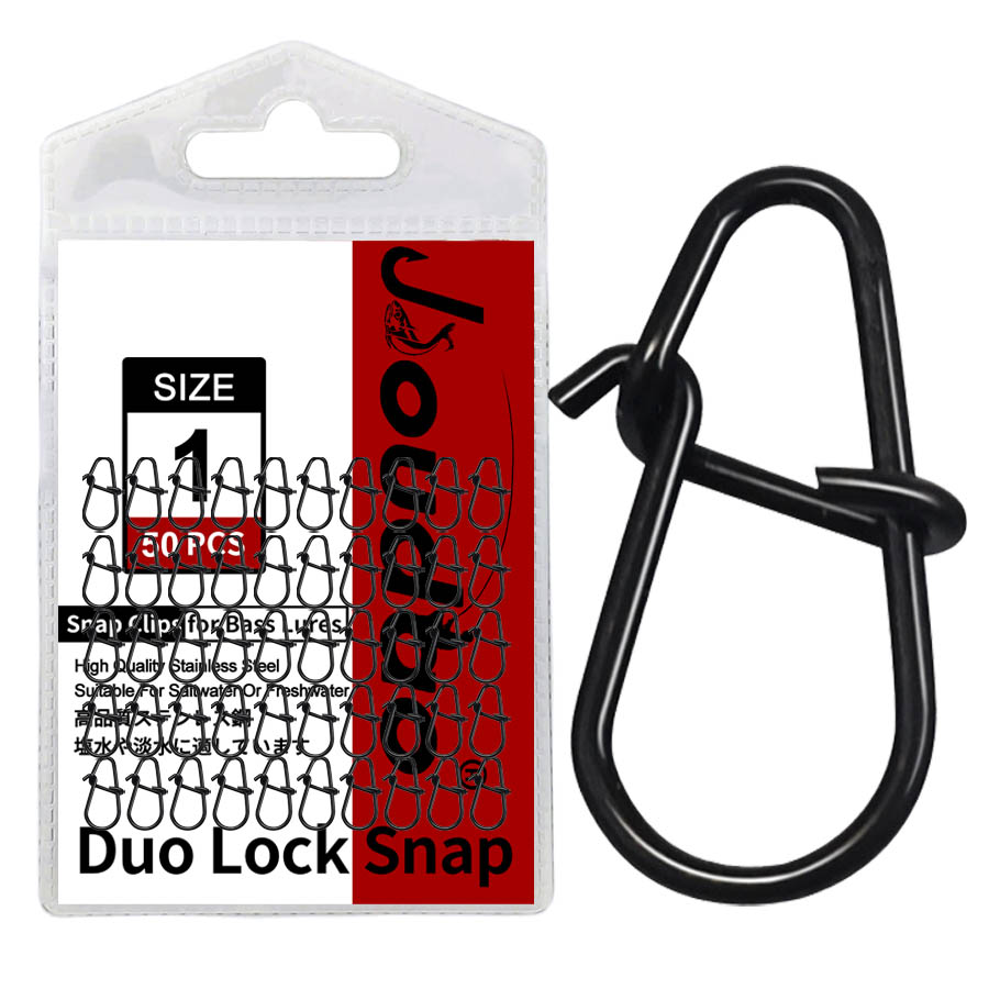 Fishing Equipment Gear - 50 ชิ้น Crankbait Snaps สแตนเลส Duo