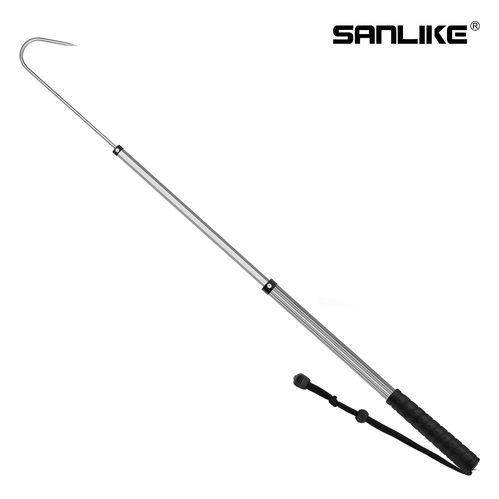 Saltwater Fishing Hook - SANLIKE 90 ซม.Telescopic Fishing Gaff Hook