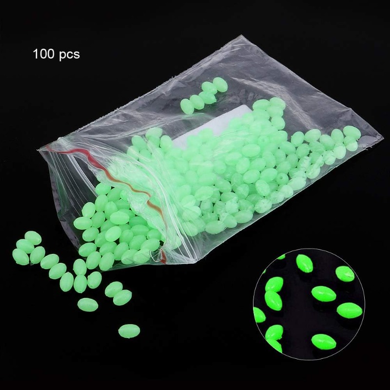 100 ชิ้น/ล็อตรูปไข่ Night Lumi - Fishing Equipment And Tools บทวิจารณ์และราคา