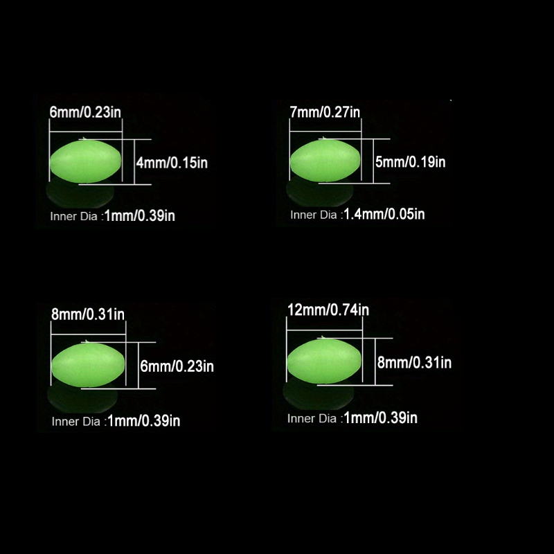 100 ชิ้น/ล็อตรูปไข่ Night Lumi - Fishing Equipment And Tools บทวิจารณ์และราคา