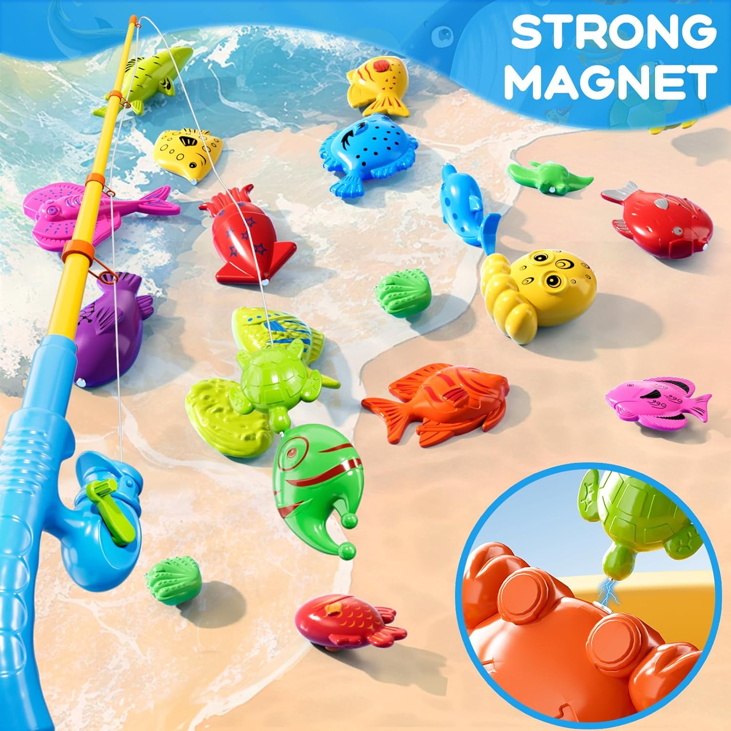 ของเล่นตกปลาในอ่างอาบน้ำสำหรับ - Fishing Equipment Kids บทวิจารณ์และราคา
