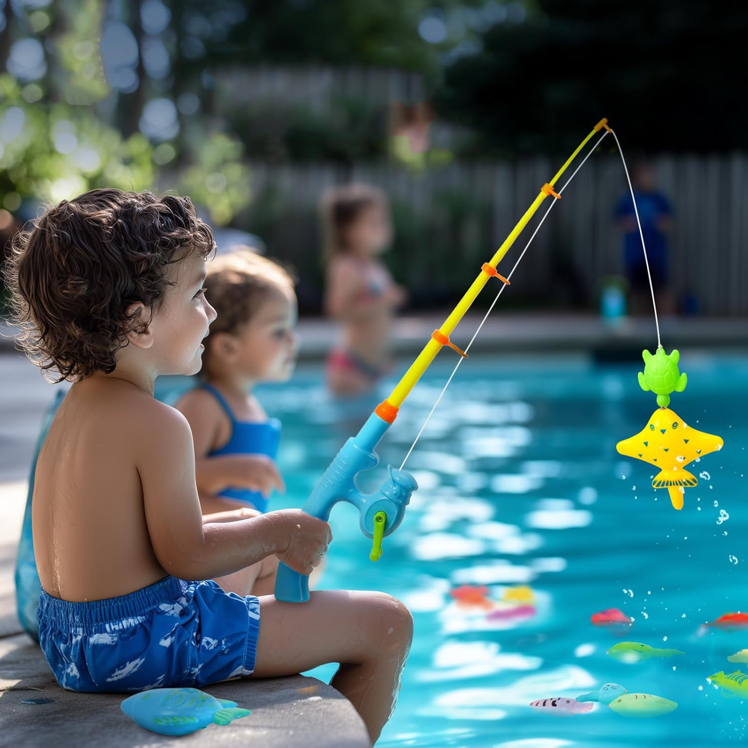 ของเล่นตกปลาในอ่างอาบน้ำสำหรับ - Fishing Equipment Kids บทวิจารณ์และราคา