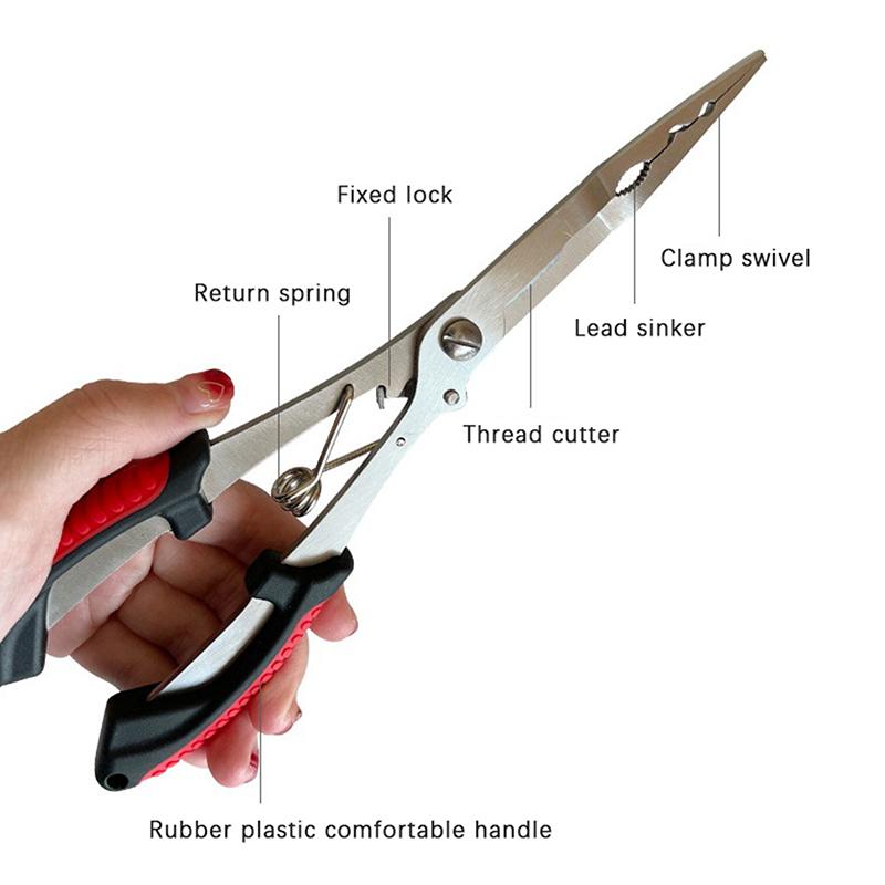 คีมตกปลาแบบขยายได้ ทำจากสแตนเล - Saltwater Fishing Hook บทวิจารณ์และราคา