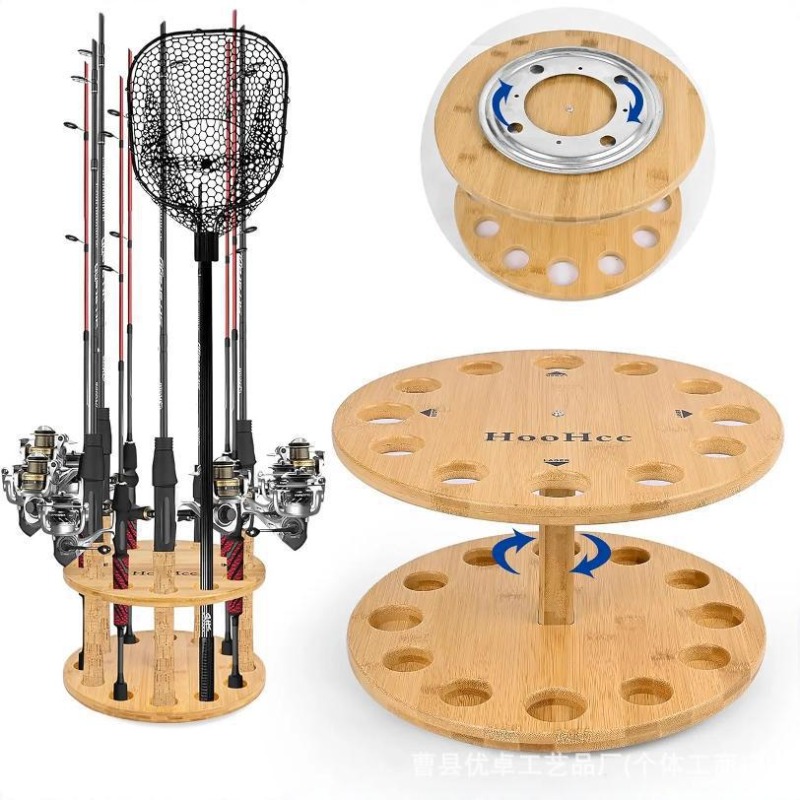 ชั้นวางคันเบ็ดตกปลาไม้เนื้อแข็ - Fishing Equipment And Tools บทวิจารณ์และราคา