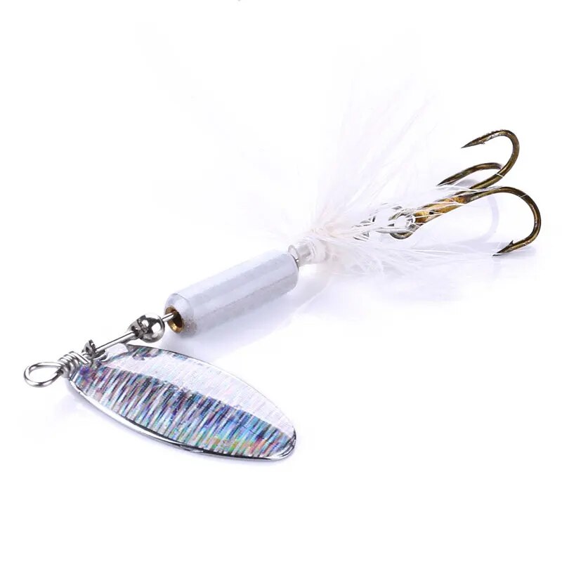 โลหะ VIB Lures 1PCS 3.5g Feath - Bass Fishing Lure บทวิจารณ์และราคา