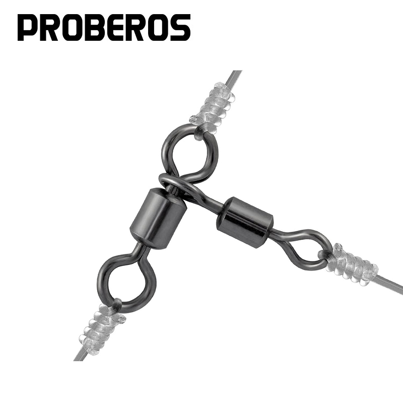 PRO BEROS 50Pcs 3 Way Swivels  - Saltwater Fishing Hook บทวิจารณ์และราคา