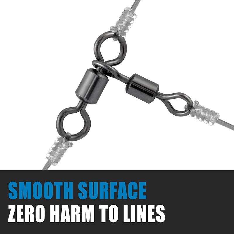 PRO BEROS 50Pcs 3 Way Swivels  - Saltwater Fishing Hook บทวิจารณ์และราคา