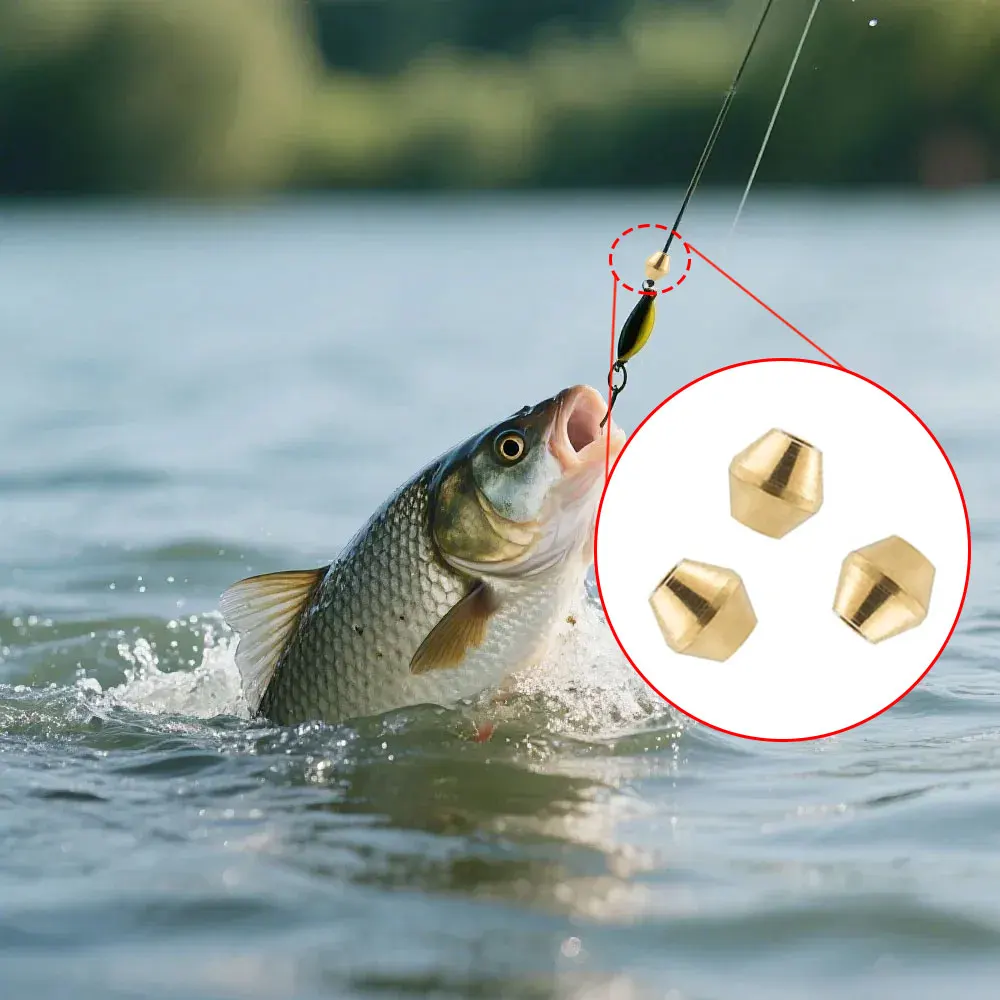 ลูกปัดทองเหลืองสำหรับทำเหยื่อต - Bass Fishing Lure บทวิจารณ์และราคา