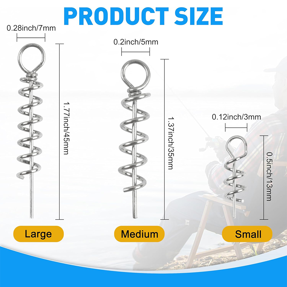 50 ชิ้นฤดูใบไม้ผลิ Twist Lock  - Fishing Equipment Gear บทวิจารณ์และราคา