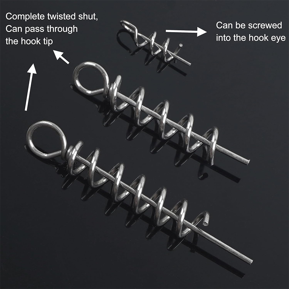 50 ชิ้นฤดูใบไม้ผลิ Twist Lock  - Fishing Equipment Gear บทวิจารณ์และราคา