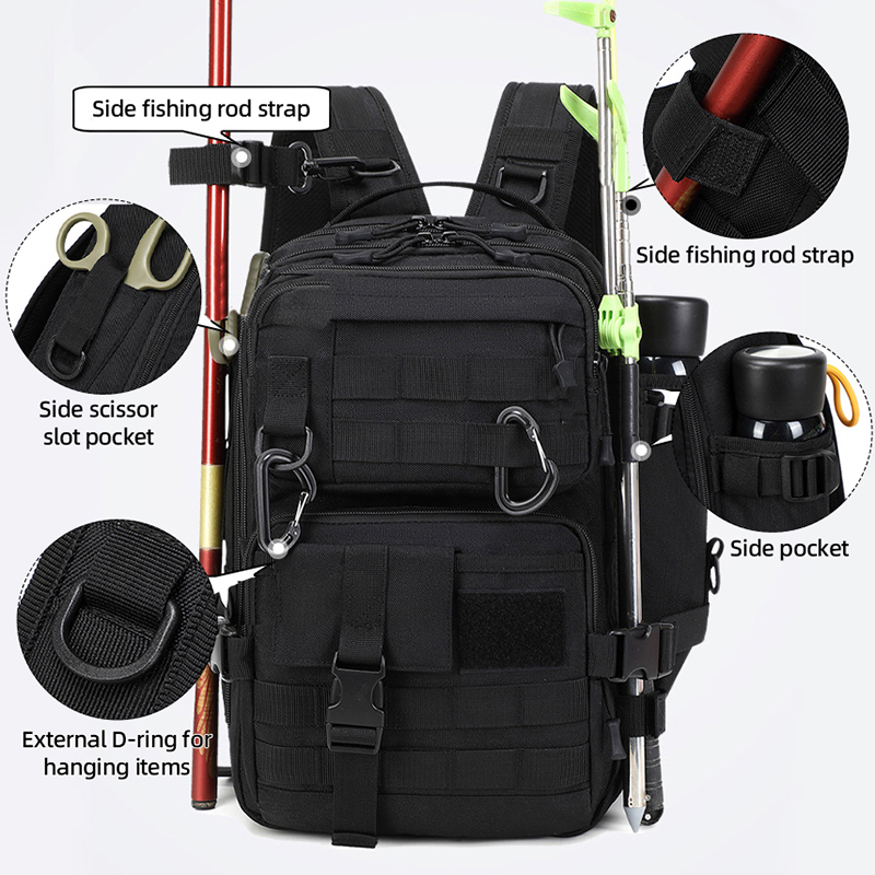 กระเป๋าเป้สะพายหลังแบบยุทธวิธี - Fishing Equipment And Gear บทวิจารณ์และราคา