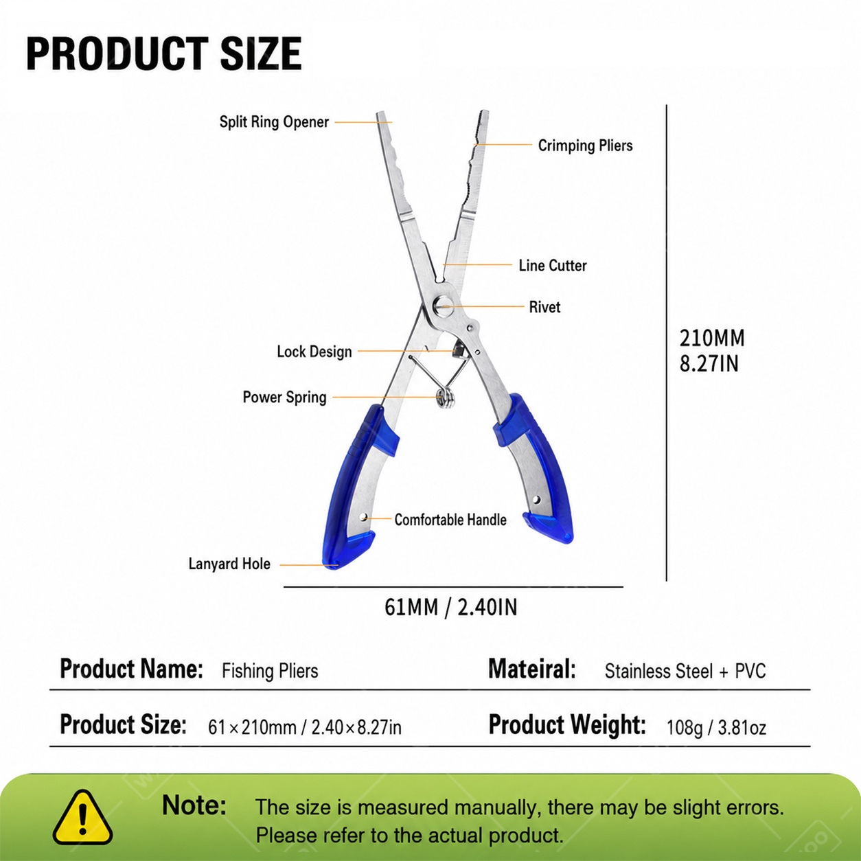 ชุดเครื่องมือตกปลาอเนกประสงค์ส - Saltwater Fishing Hook บทวิจารณ์และราคา