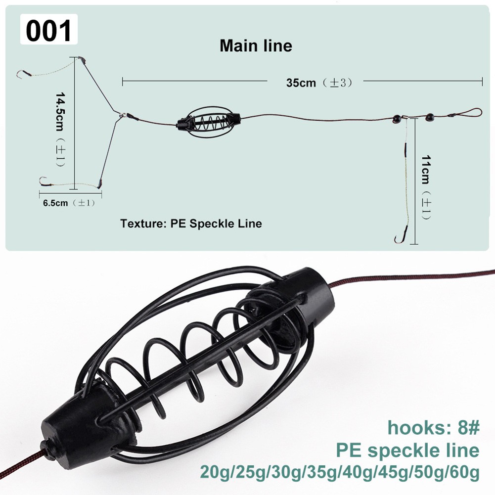 1PCS ปลาคาร์พตกปลา Feeder ปลาค - Braided Fishing Line บทวิจารณ์และราคา
